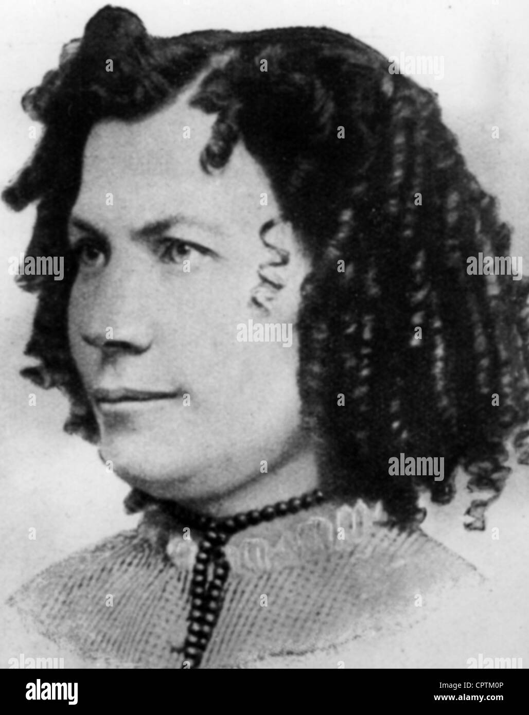 John, Eugenie, 5.12.1825 - 22.6.1887, German author / writer (pseudonym: E. Marlitt), portrait, circa 1865, Stock Photo