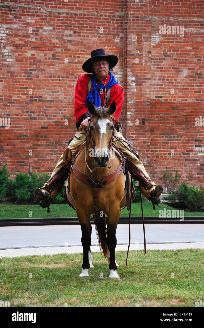Cowboy old west reenactment in hi-res stock photography and images - Alamy