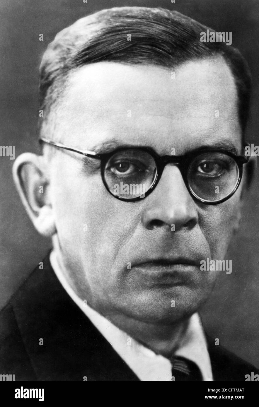 Fallada, Hans, 21.7.1893 - 6.2.1972, German author / writer, portrait, Stock Photo