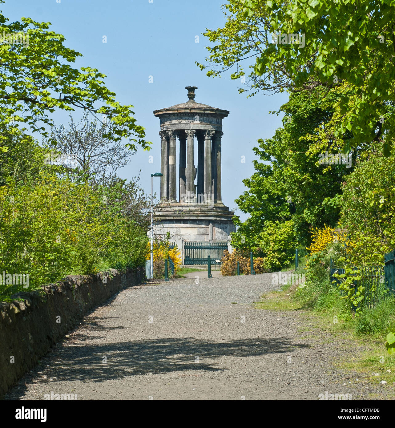 Calton Hill Edinburgh Scotland Stock Photo
