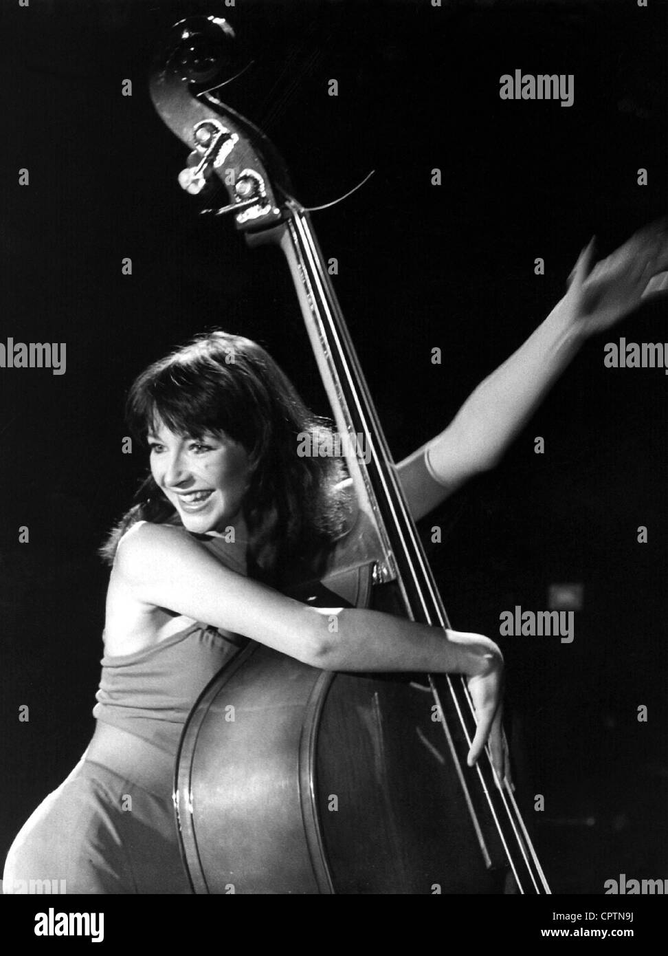 Bush, Kate, * 30.7.1958, British musician, half length, during a show Stock  Photo - Alamy