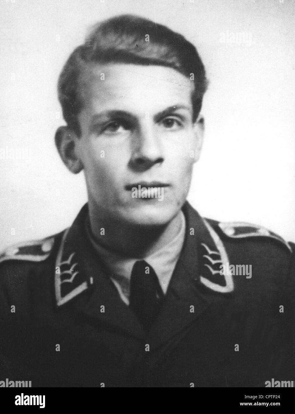 Probst, Christoph, 6.11.1919 - 22.2.1943, German student, member of the resistance group 'White Rose', staff-sergeant of the medical orderly troop of the German Air Force, portrait, 1942, Stock Photo