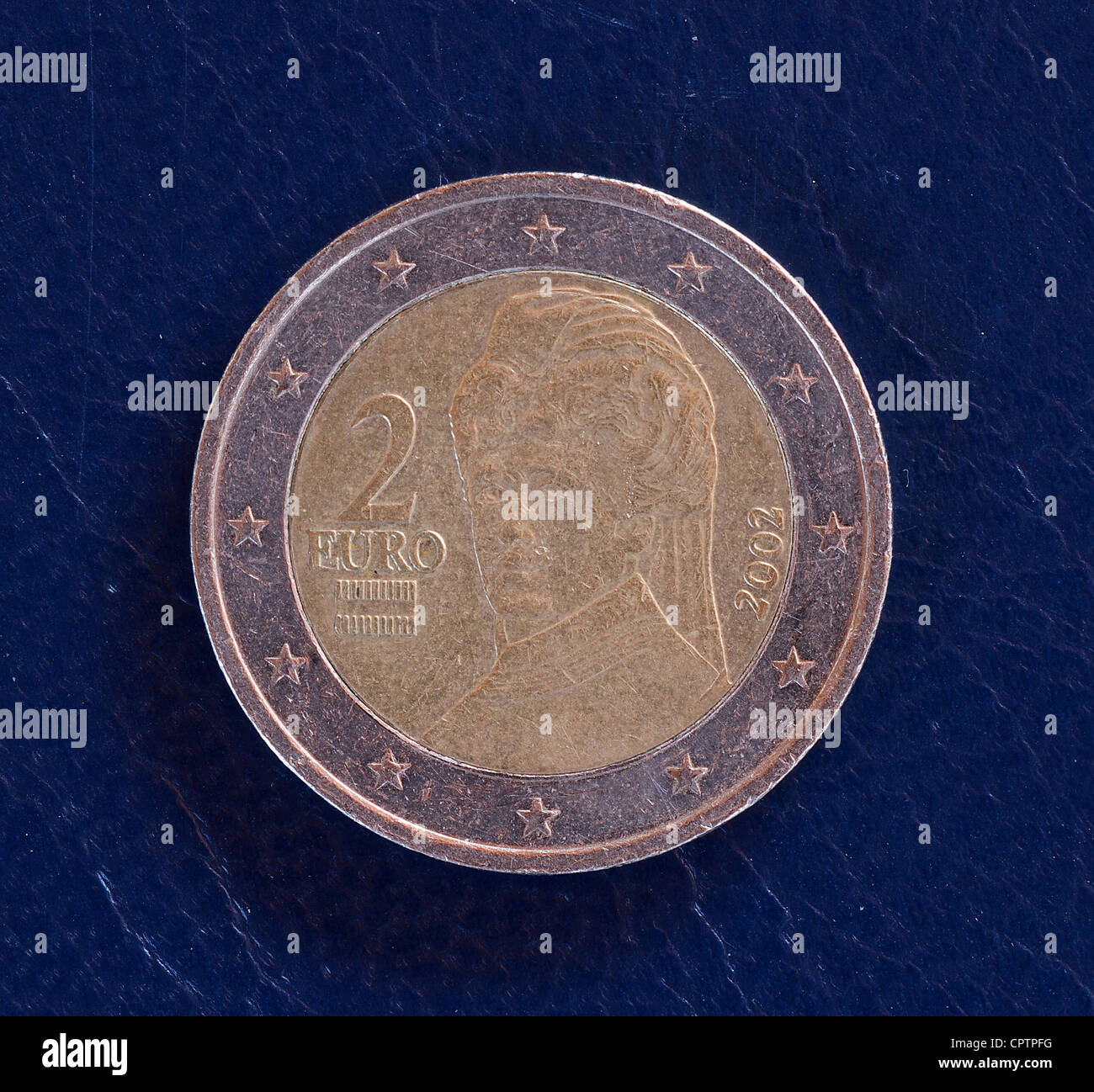 several euro coins Stock Photo