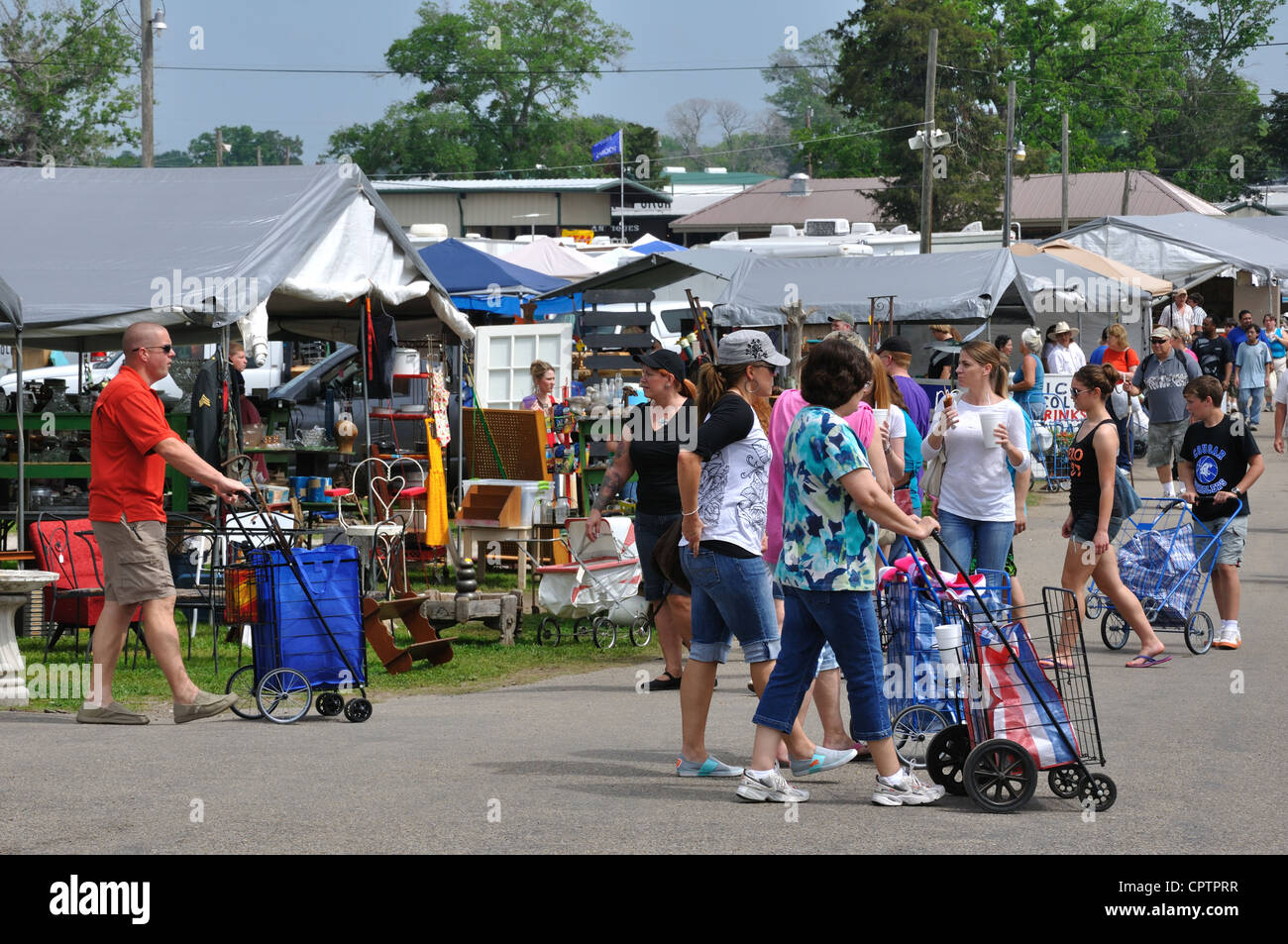 First Monday Trade Days flea market in Canton, Texas, USA oldest and largest flea market in