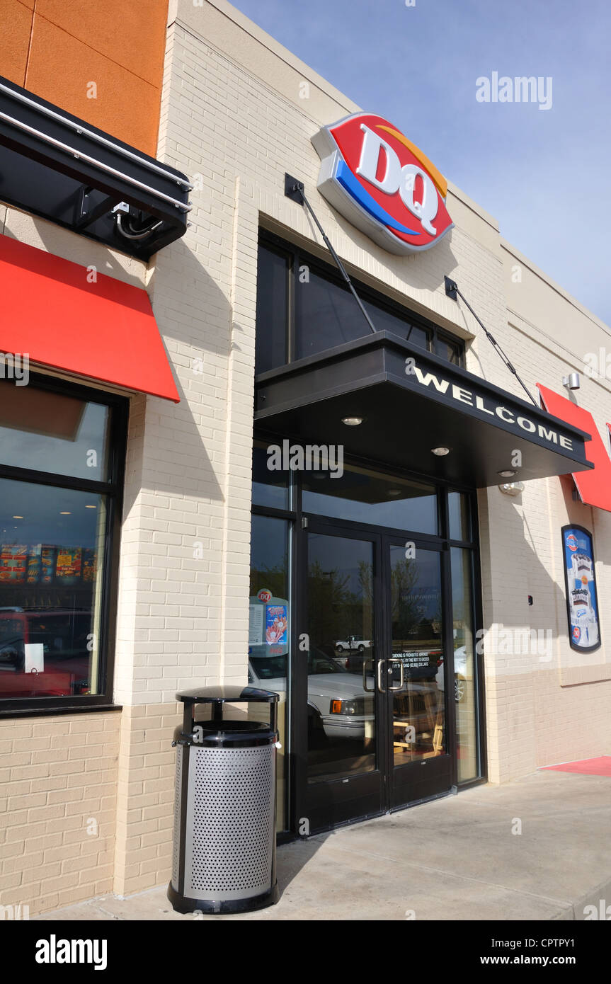 Dairy Queen fast food restaurant, USA Stock Photo Alamy