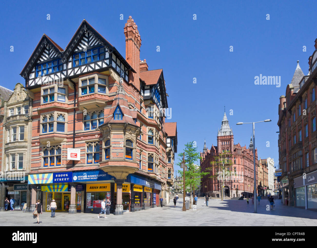 Shops In The City Centre Junction Of King Street And Queen Street 