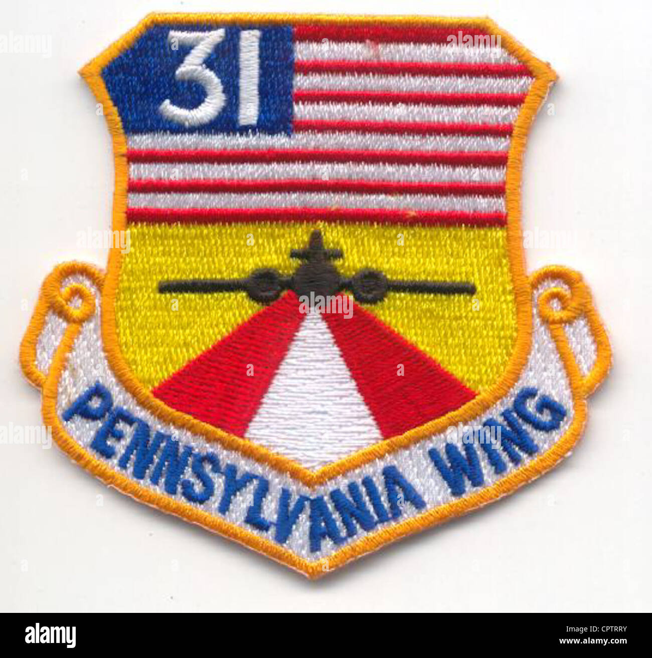 Insignia of the Pennsylvania Wing headquarters, Civil Air Patrol. Stock Photo