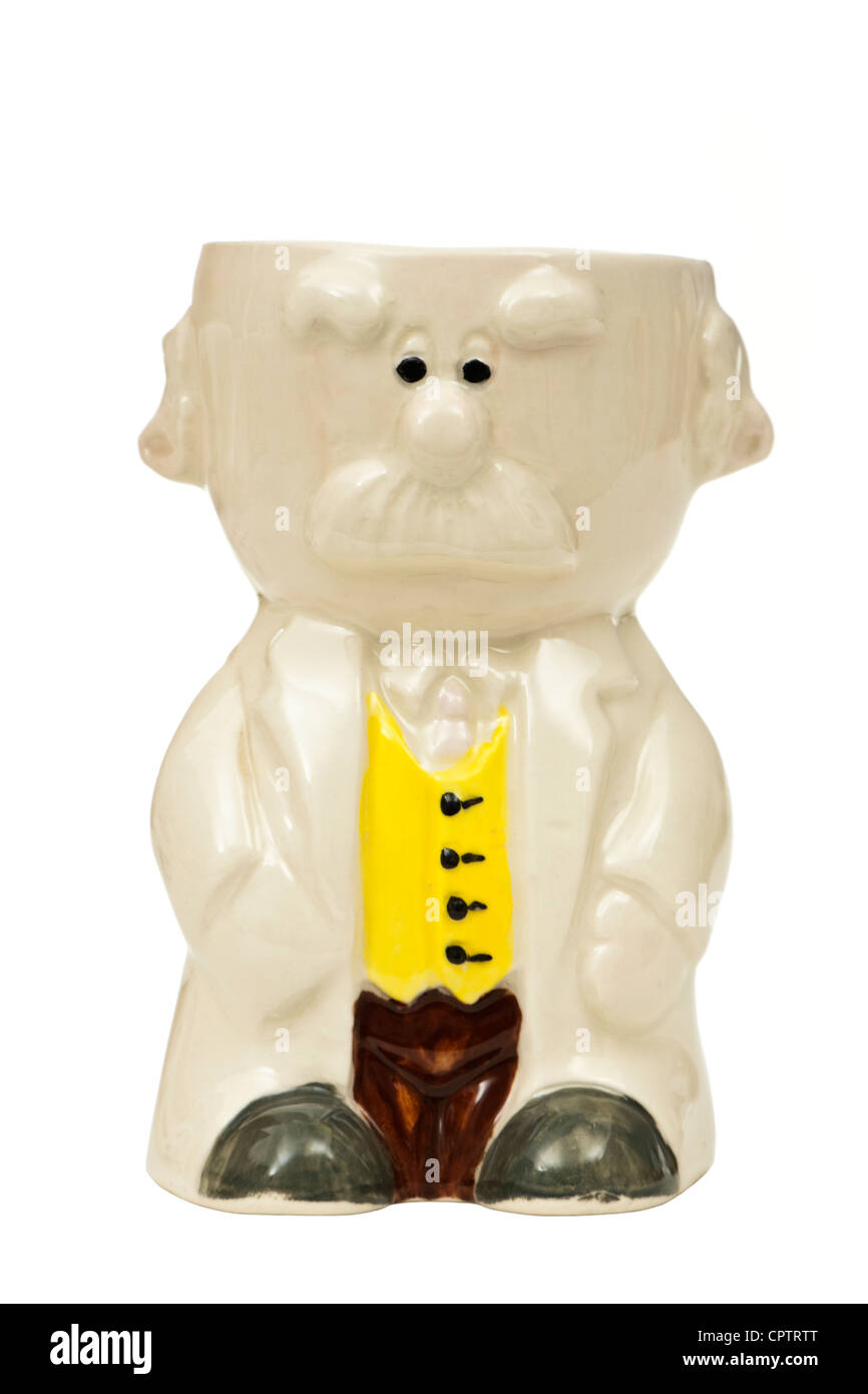 Vintage novelty egg cup Stock Photo Alamy