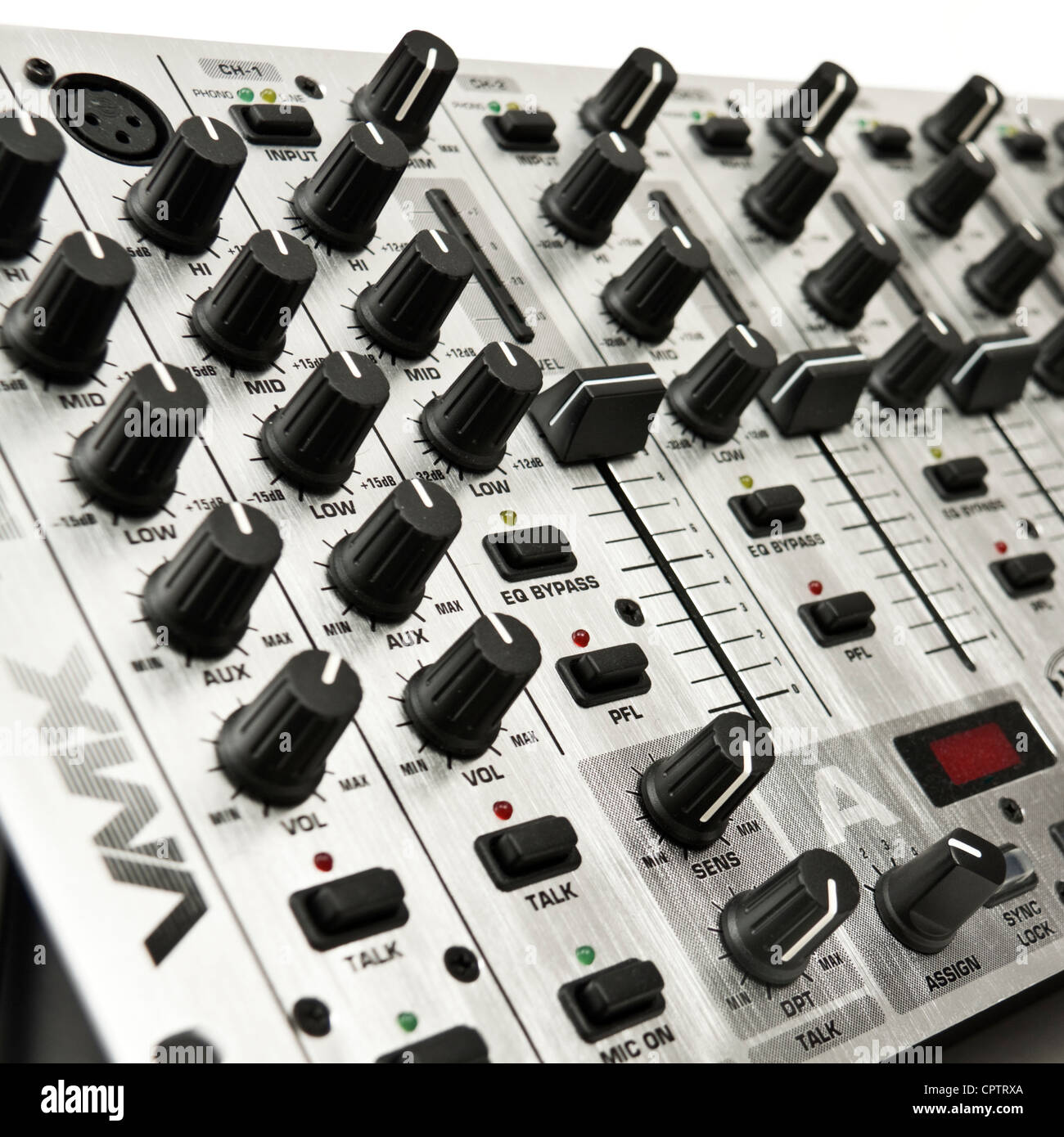 Behringer VMX1000 professional 7-channel DJ mixer with BPM counter Stock  Photo - Alamy