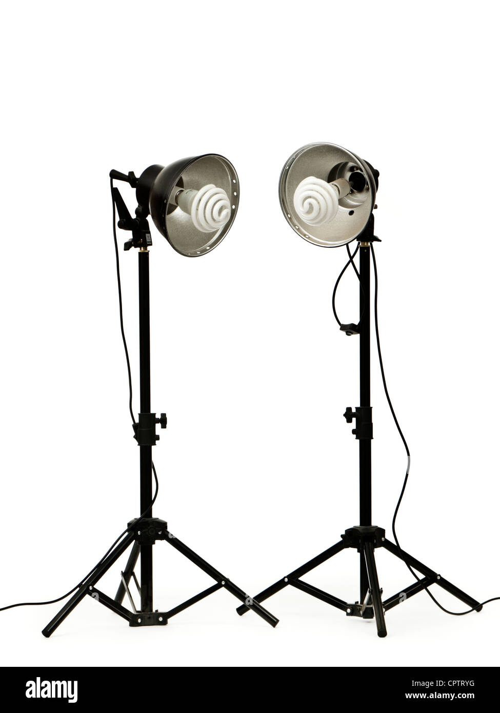 Set of studio lights Stock Photo
