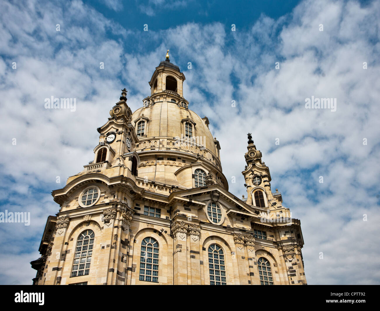 Frauenkirche in Dresden Stock Photo