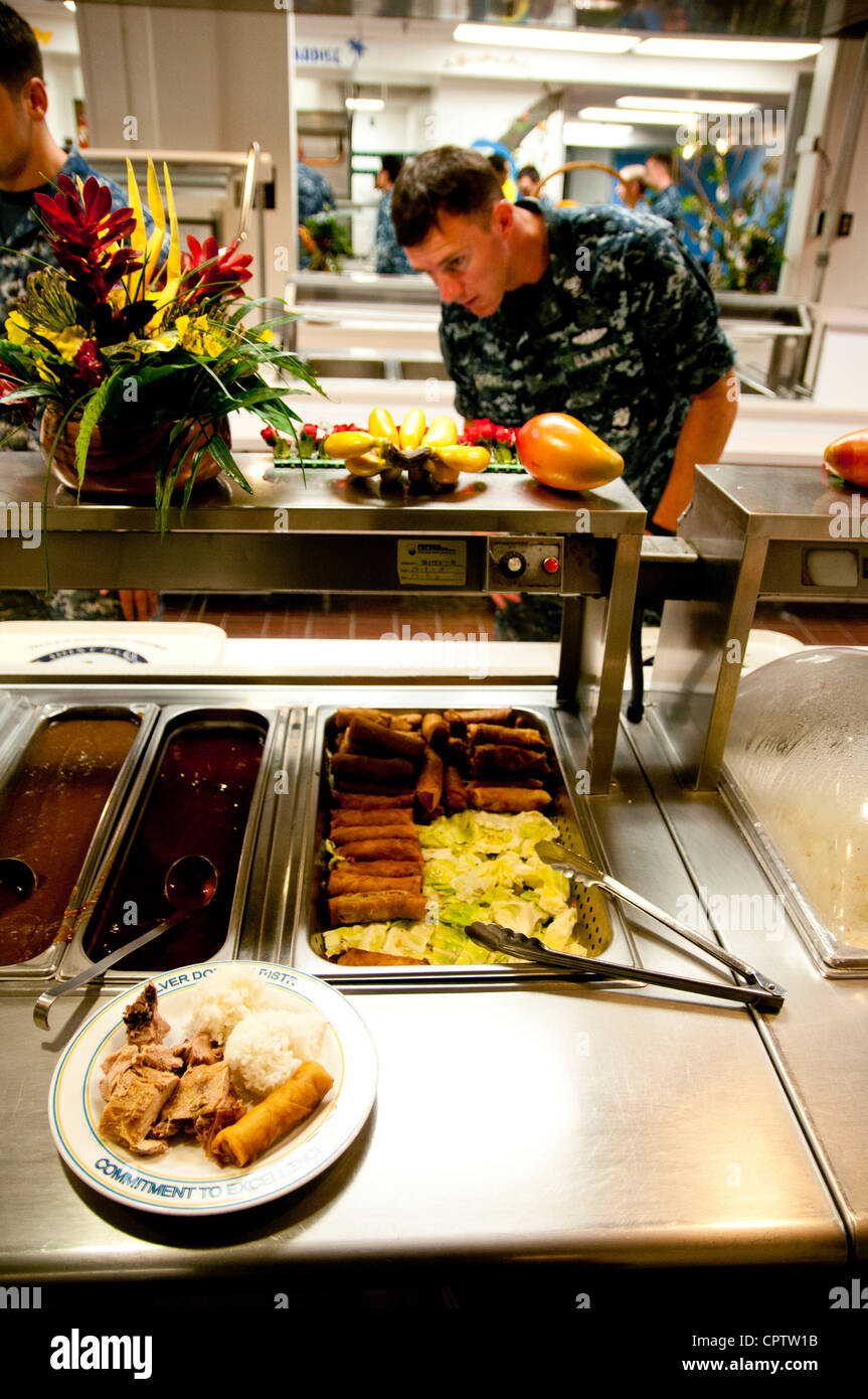 Logistics specialist 3rd class cameron orourke hires stock photography