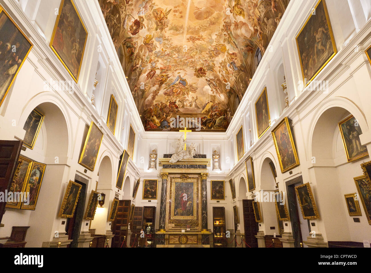 Toledo Cathedral, Spain- interior 9, the room of El Grecos Stock Photo