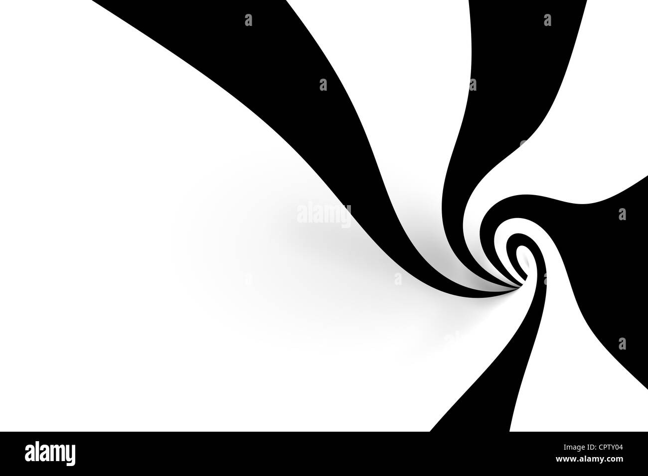 Black and white spiral Stock Photo - Alamy