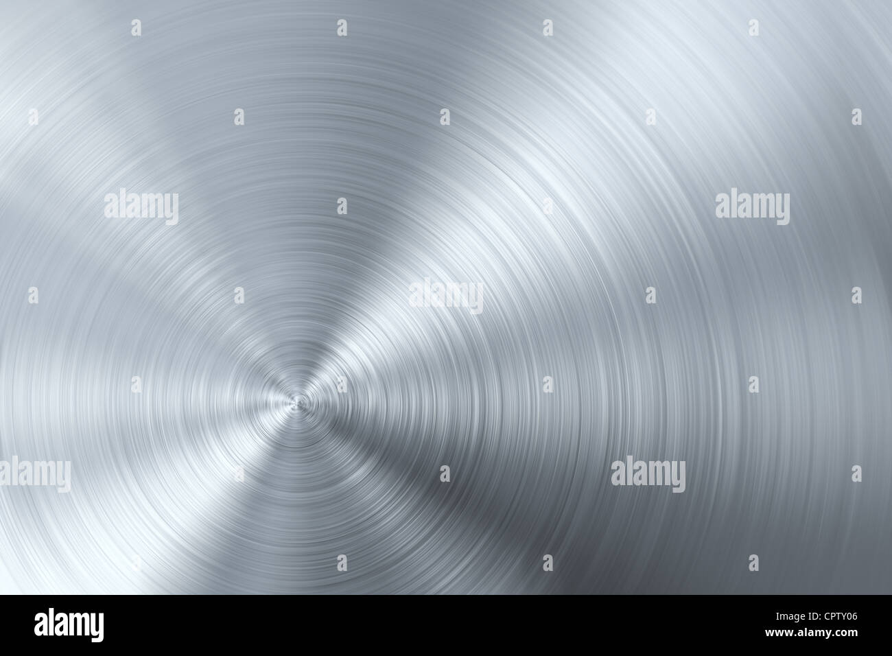 Circular brushed metal Stock Photo