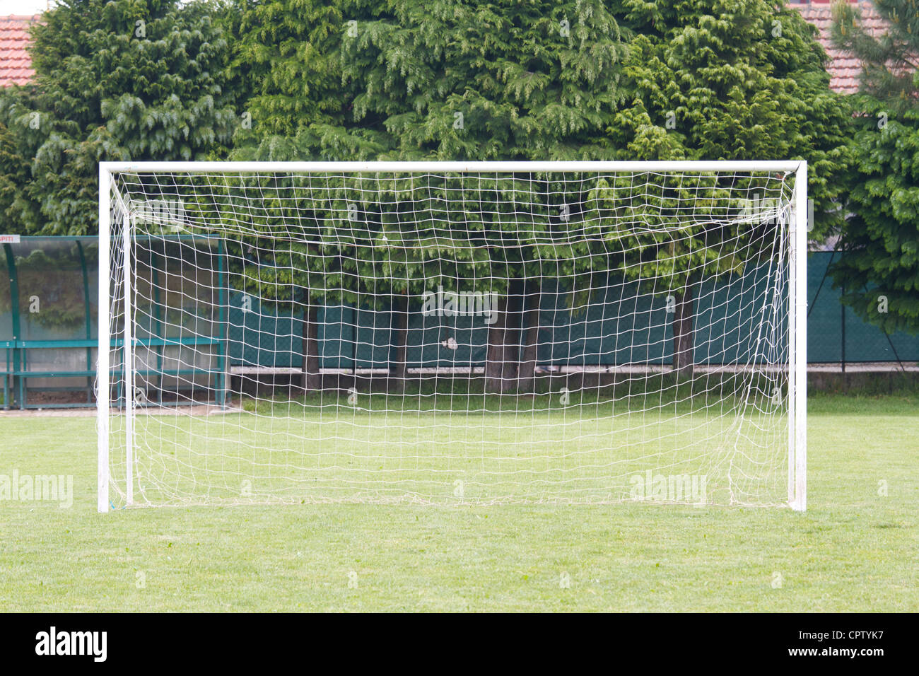 details of soccer-football court, Stock Photo