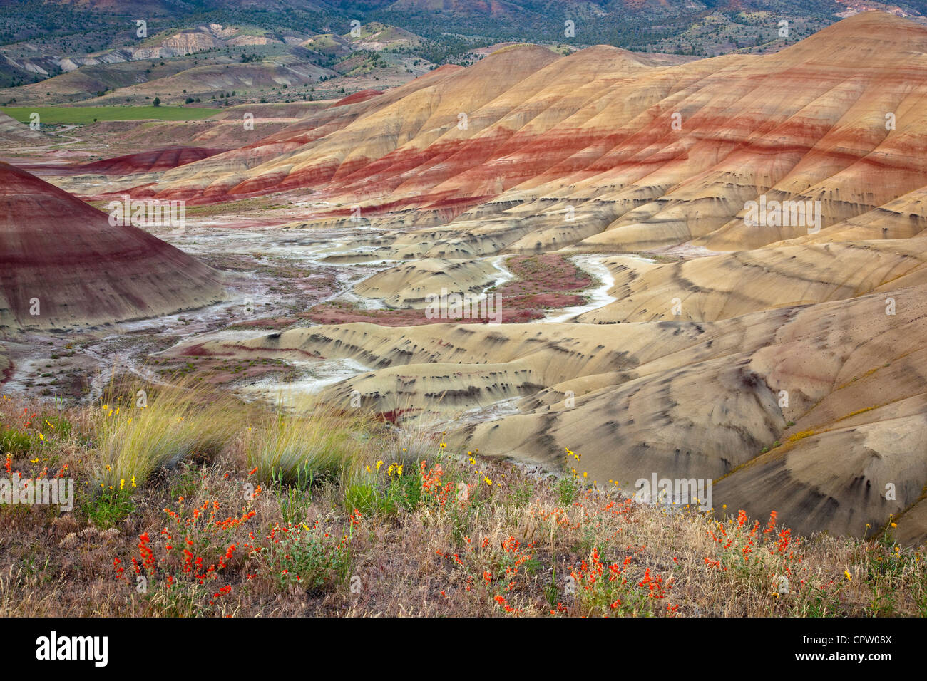 Painted Hills Unit, John Day Fossil Beds National Monument, OR Globe