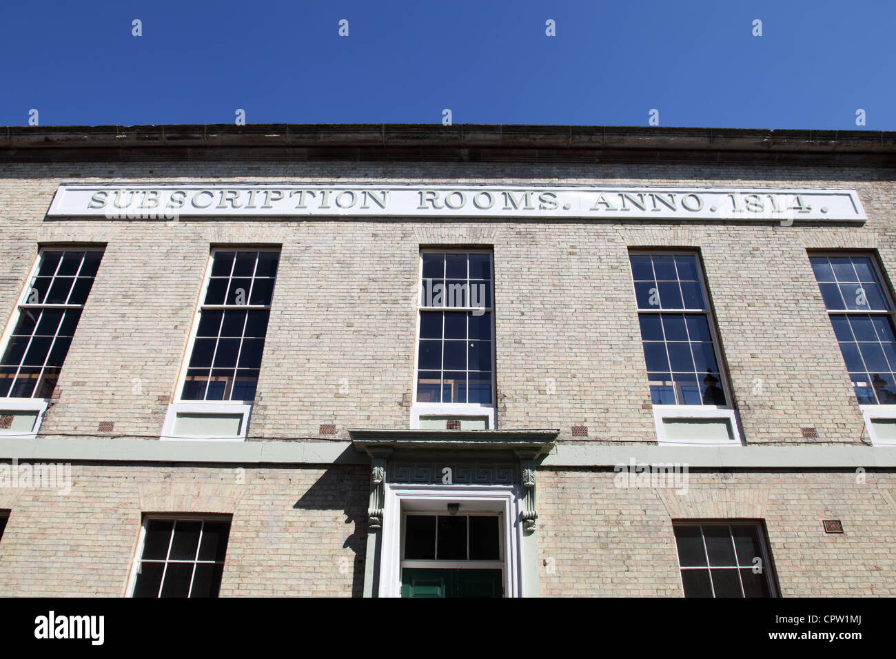 The Assembly Rooms formerly Subscription Rooms and Literary Institute, Malton, Yorkshire, England, UK Stock Photo