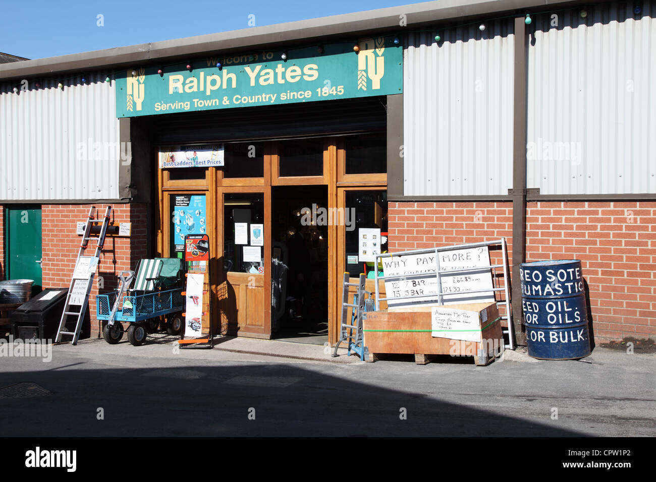 Outside hardware shop hires stock photography and images Alamy