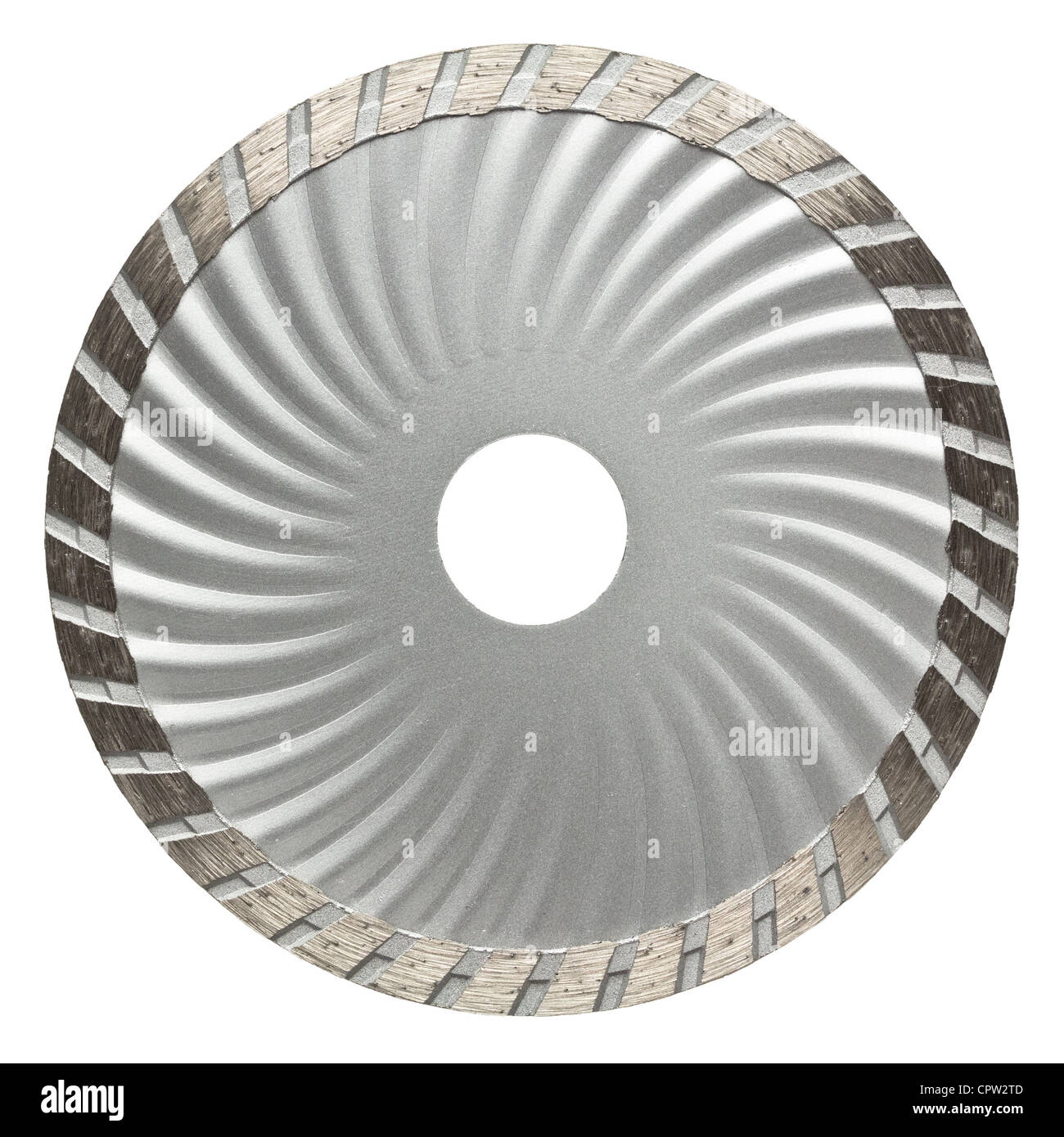 Circular saw blade. Disk for stone cutting work. Stock Photo