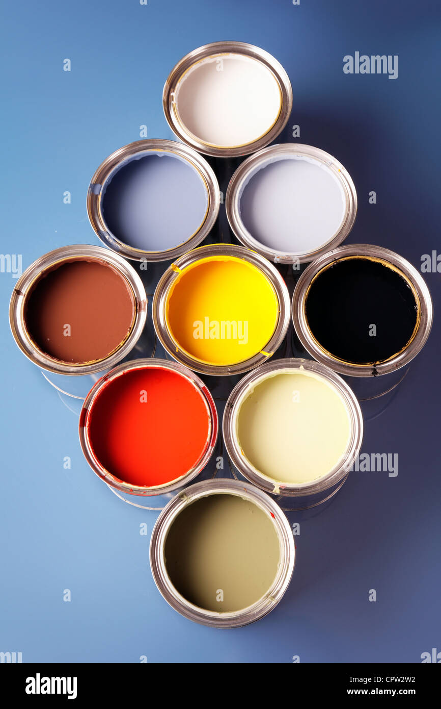 Spilled Paint Can High Resolution Stock Photography and Images - Alamy