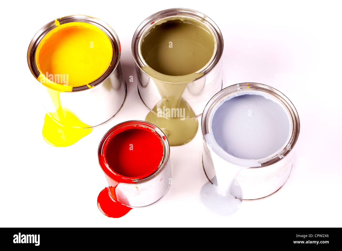 Spilled Paint Can High Resolution Stock Photography and Images - Alamy