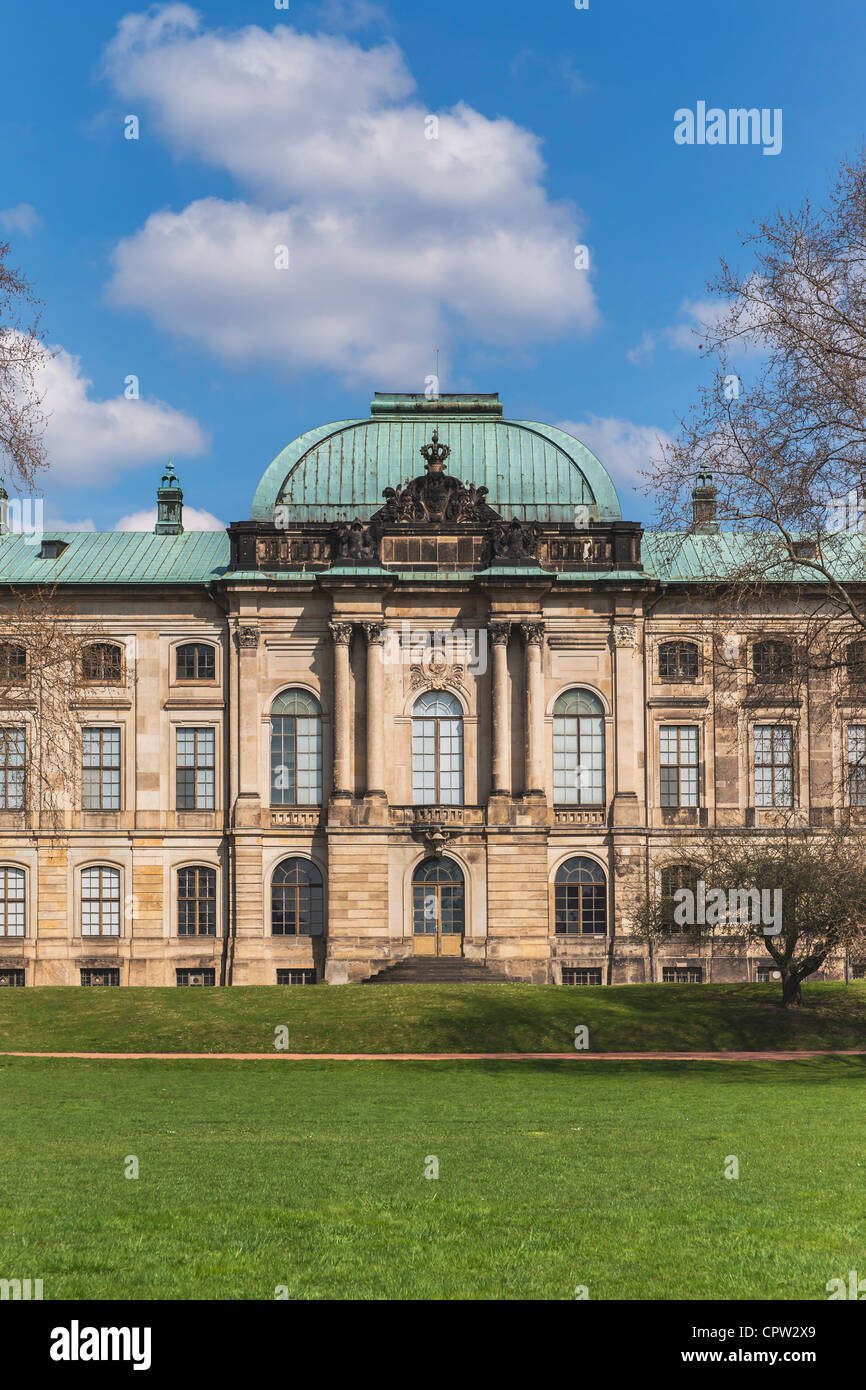 The Japanese Palace is a historic building in the Inner Neustadt of Dresden. Today it houses a museum, Dresden, Saxony, Germany, Stock Photo