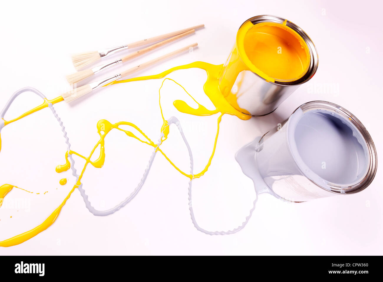 Spilled Paint Can High Resolution Stock Photography and Images - Alamy