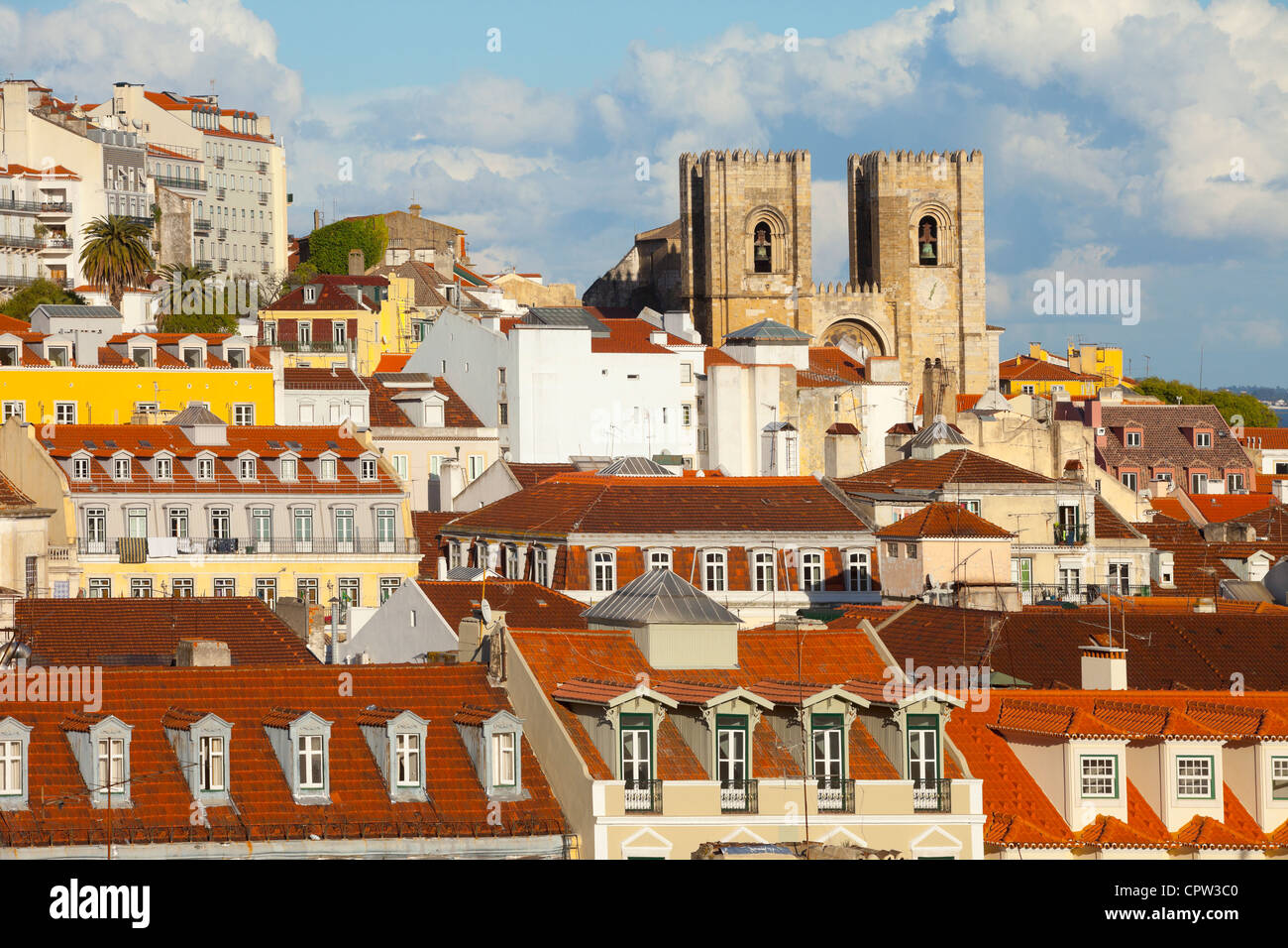 Patriarchal Cathedral of St. Mary Major, Lisbon, Portugal Stock Photo