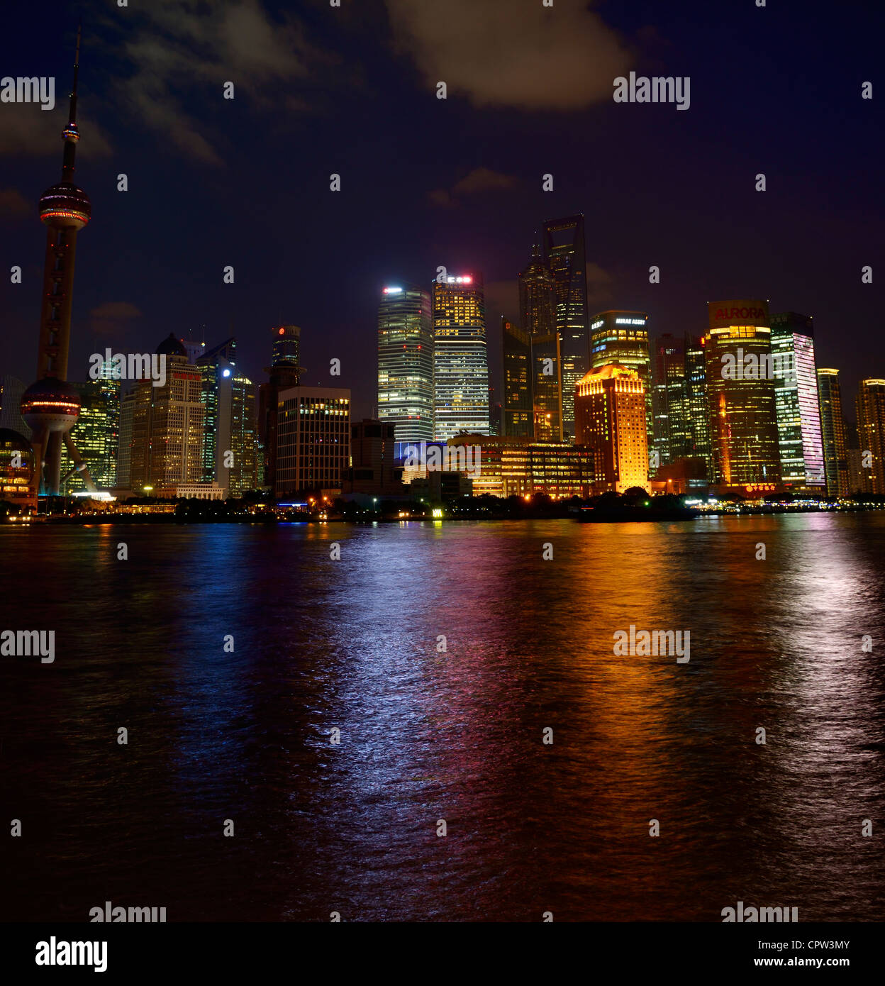 Shanghai pudong night hi-res stock photography and images - Alamy