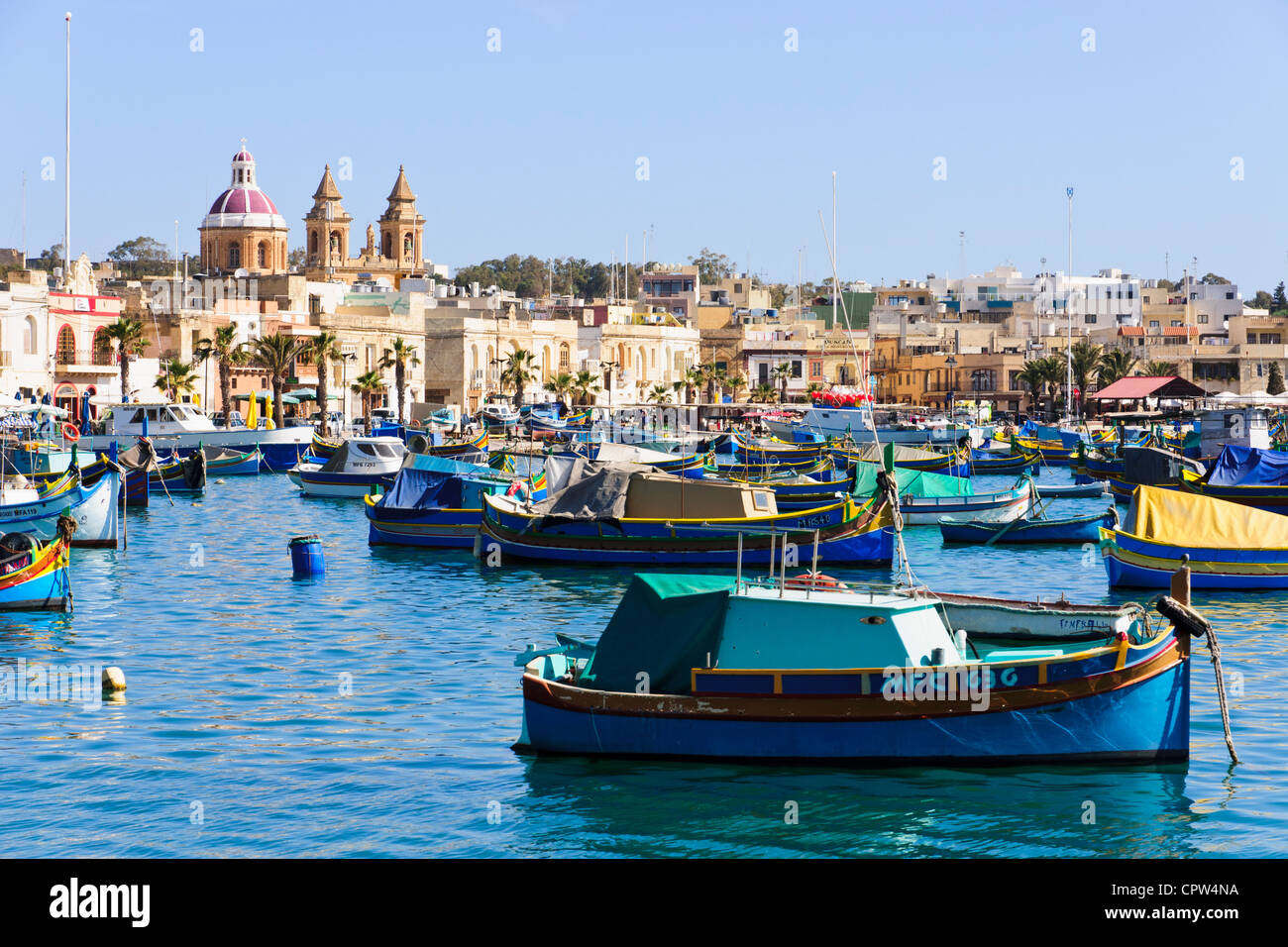 Marsaxlokk, Malta Stock Photo