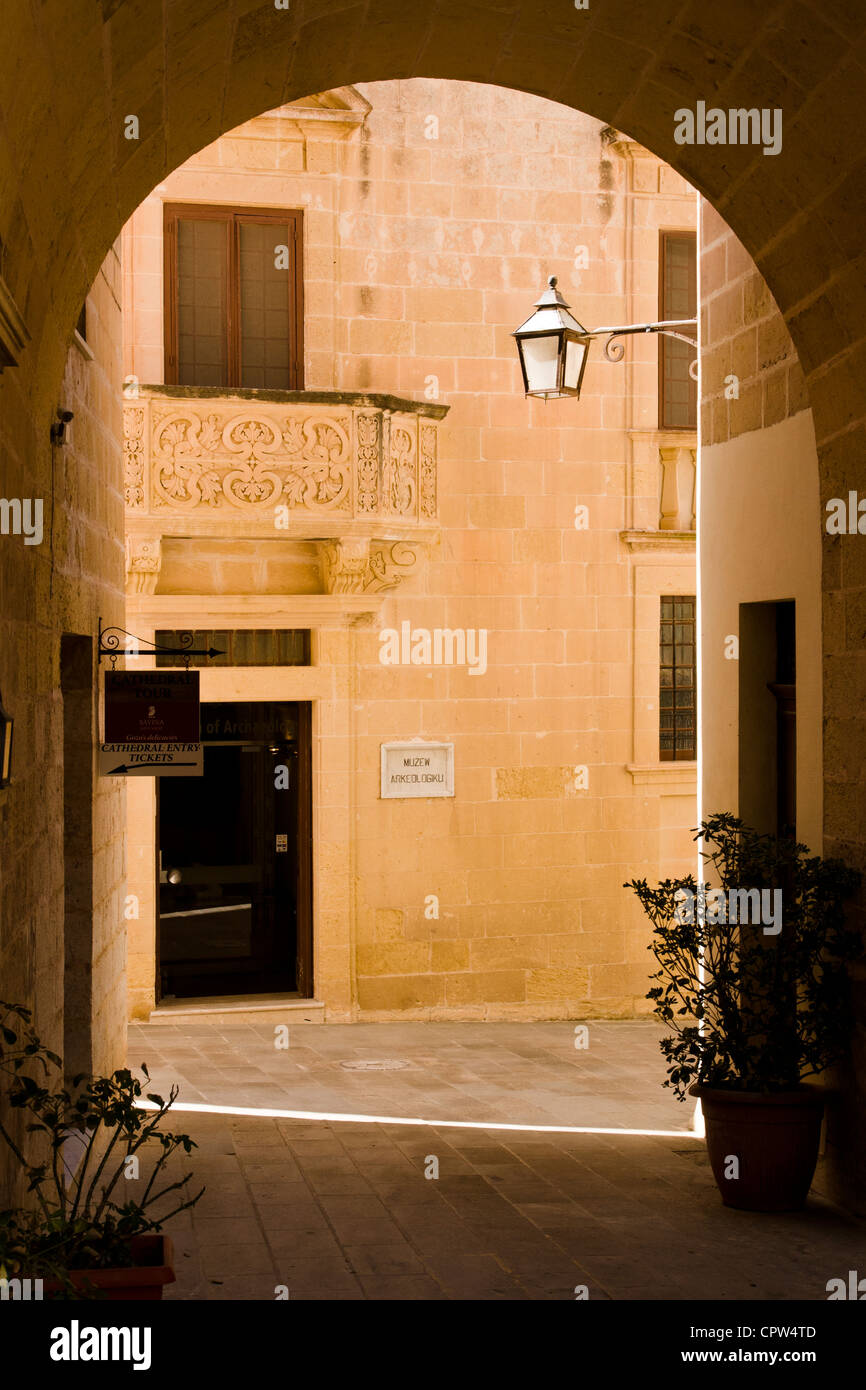 Victoria (Rabat) citadel, Gozo island, Malta Stock Photo