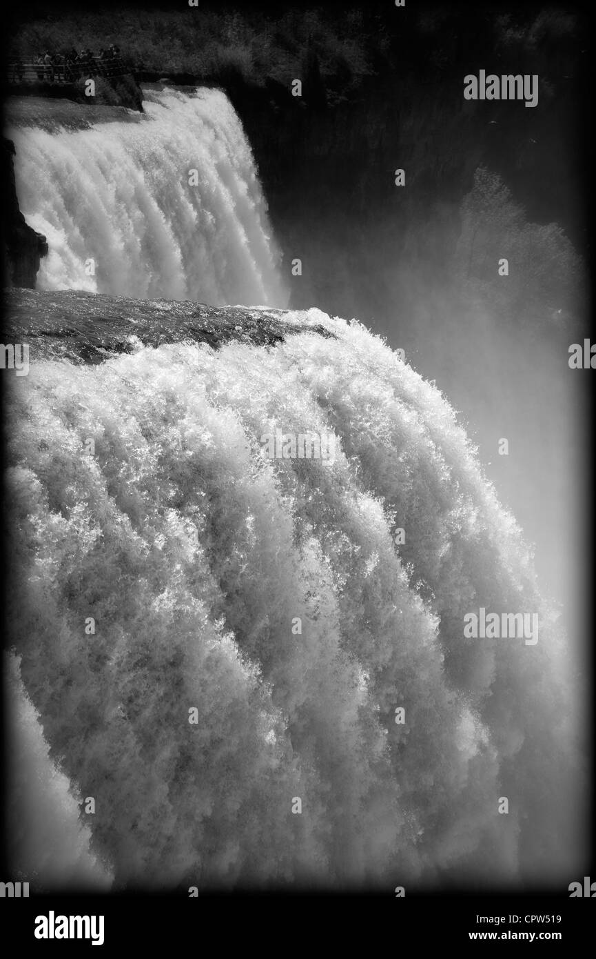 Niagara Falls, American Falls on the US side Stock Photo
