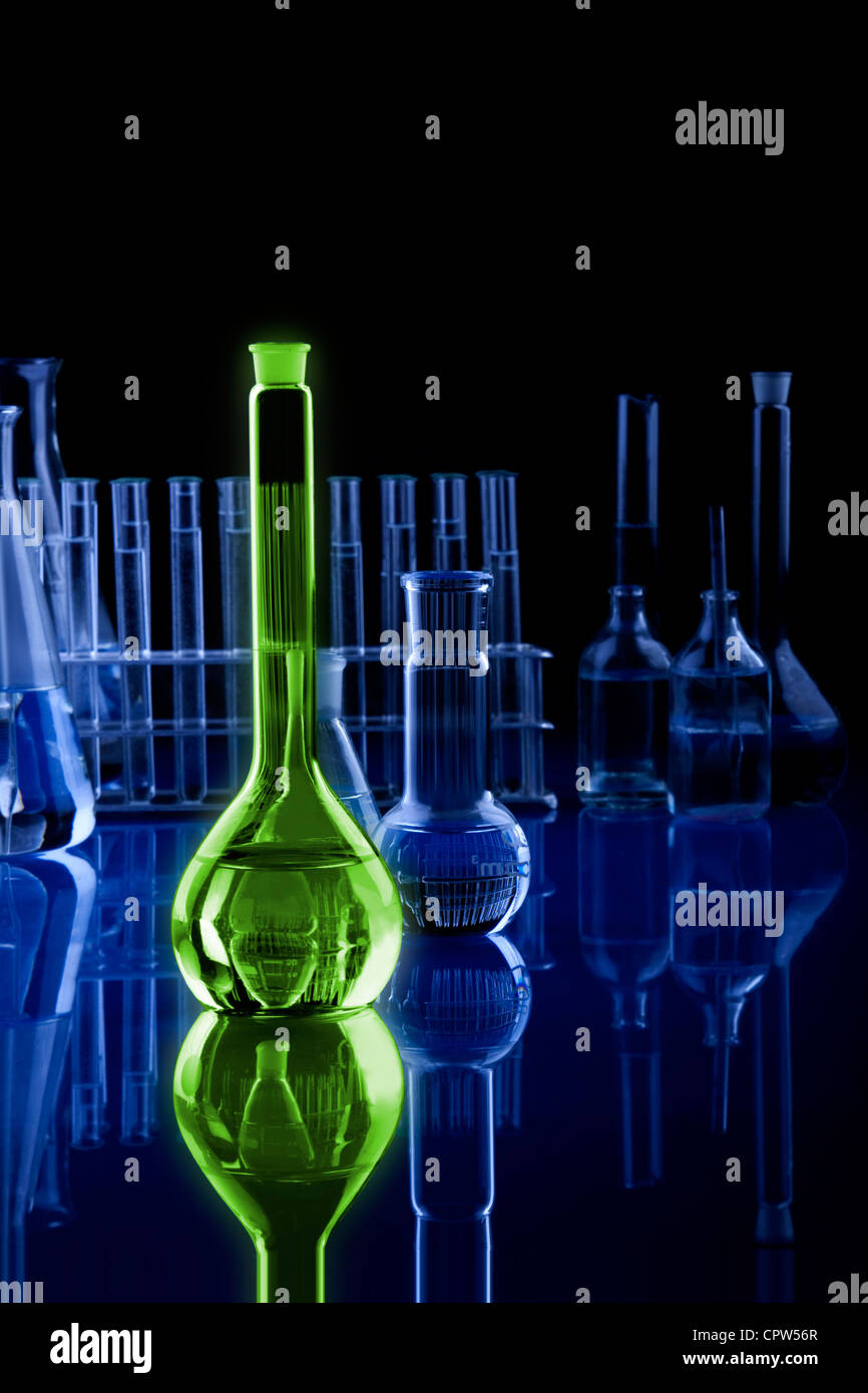 Laboratory glassware Stock Photo Alamy