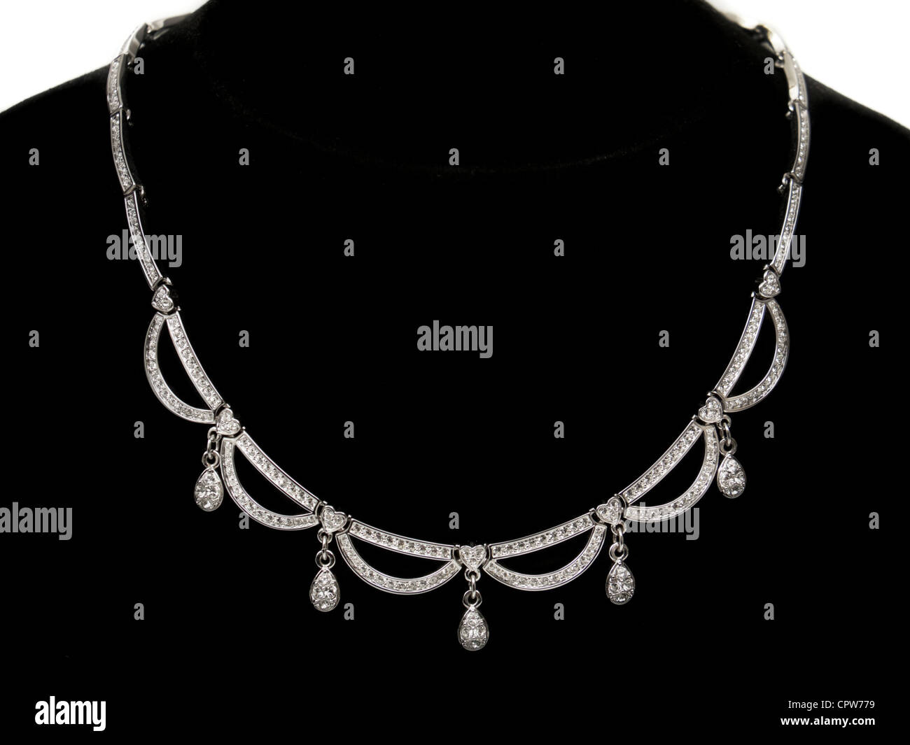 Swarovski necklace hi-res stock photography and images - Alamy