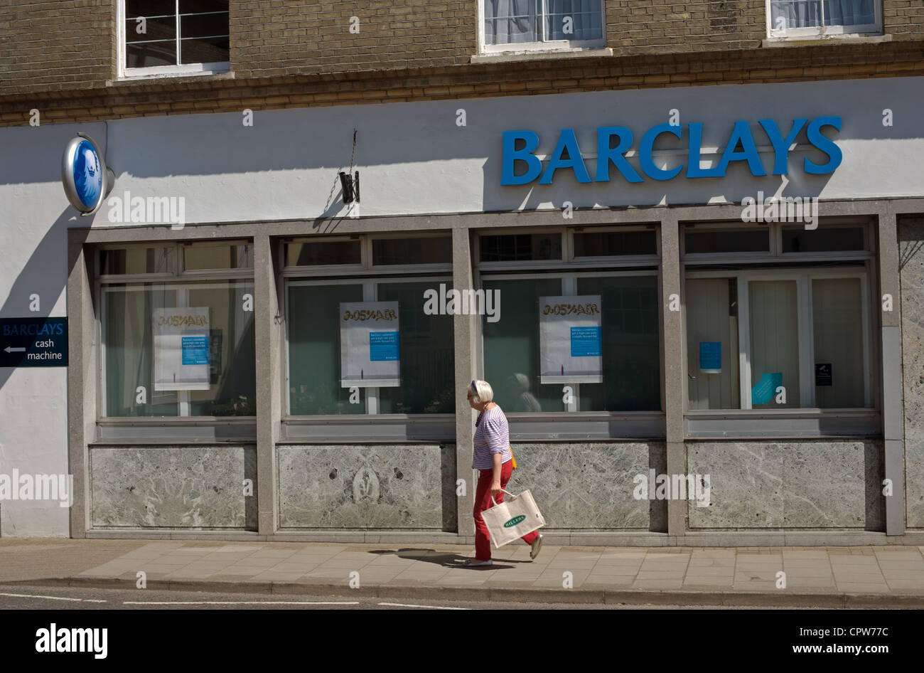 Barclays Bank (now closed down) Saxmundham Suffolk UK Stock Photo Alamy
