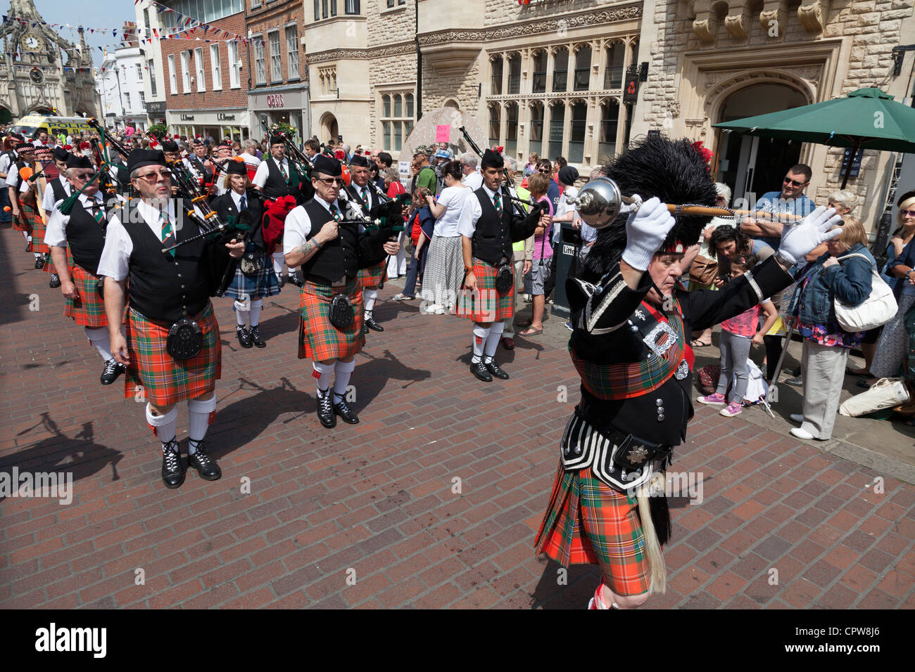 Bagpipes parade at hires stock photography and images Alamy