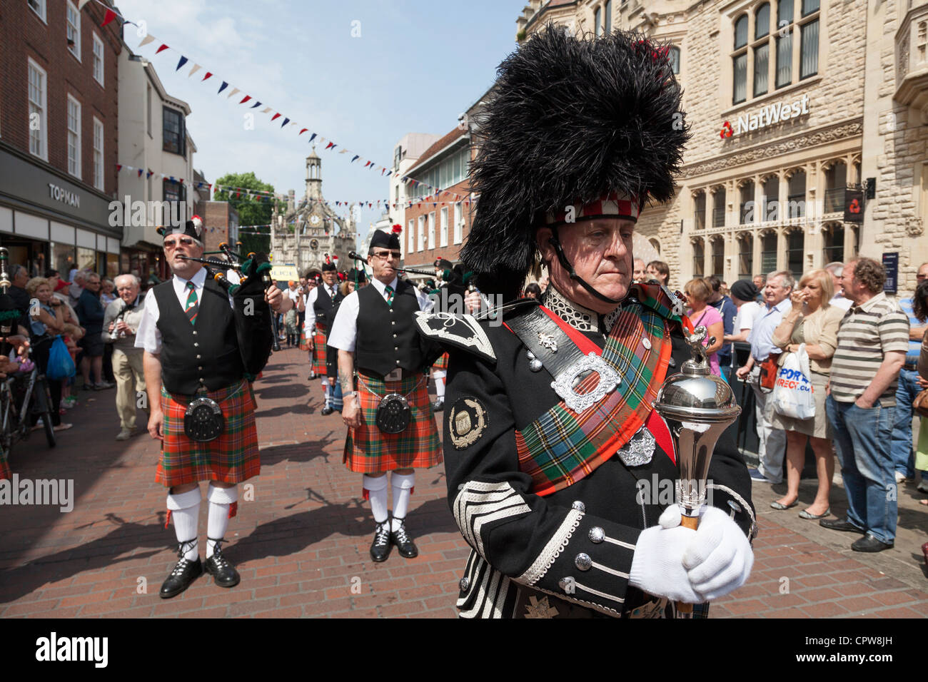 Bagpipes parade at hires stock photography and images Alamy