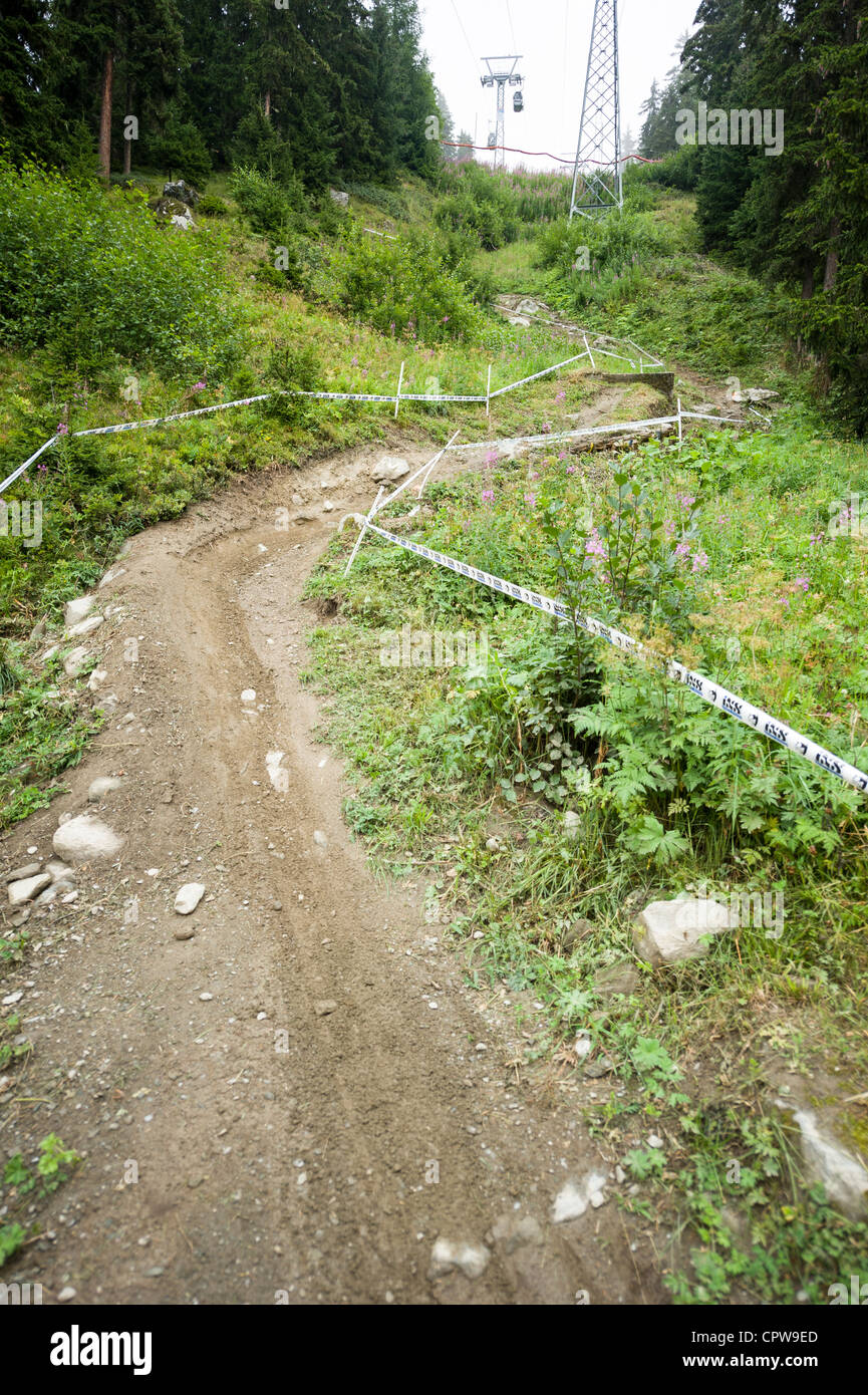 black run mountain bike