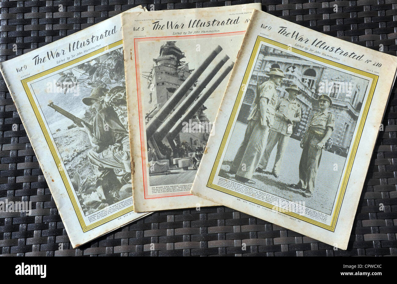 The War Illustrated magazines, UK Stock Photo