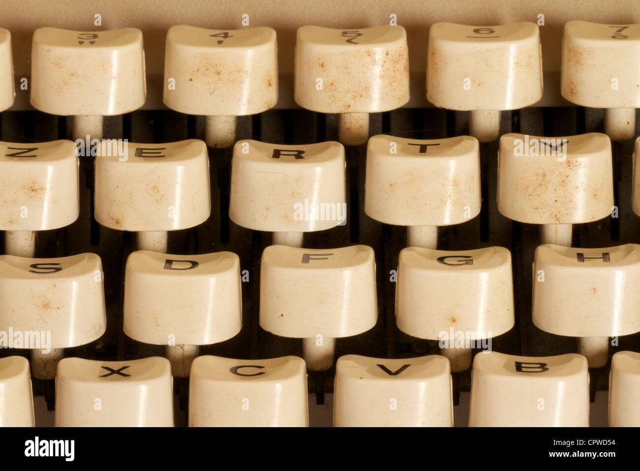 old italian typewriter Stock Photo