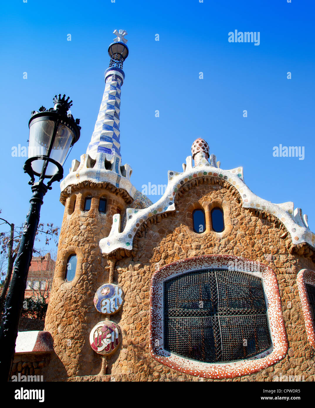 Barcelona Park Guell Gingerbread House of Gaudi modernism fairy tale