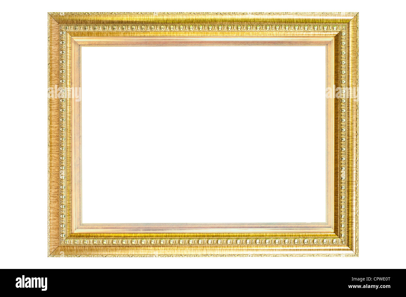 Luxury golden frame. Stock Photo