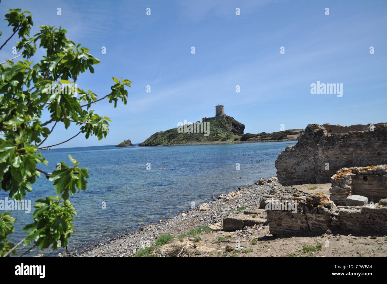 Nora, Sardinia, Sardegna, Mediterranean sea, beach Stock Photo - Alamy