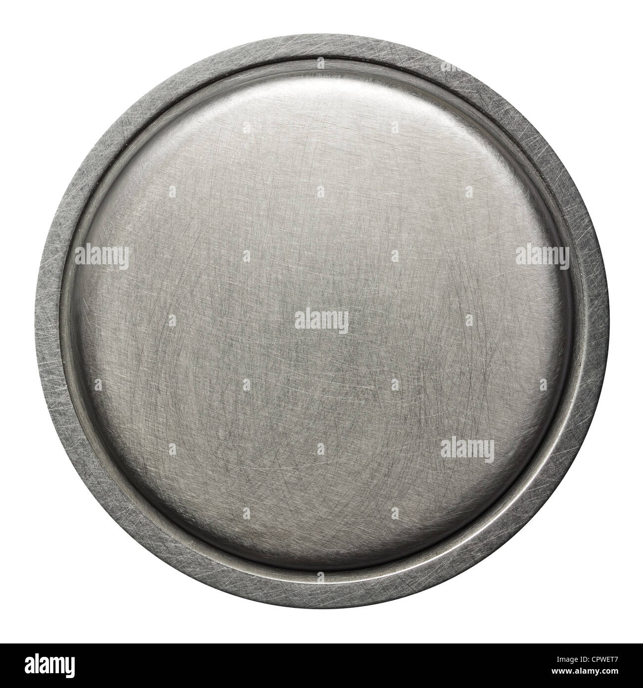 Scratched round metal plate texture Stock Photo Alamy