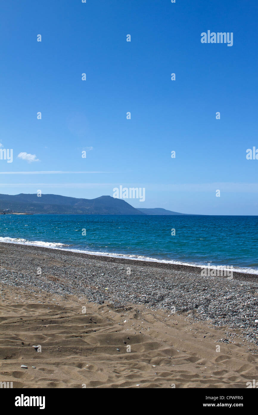Latchi Beach near Polis in Cyprus Stock Photo