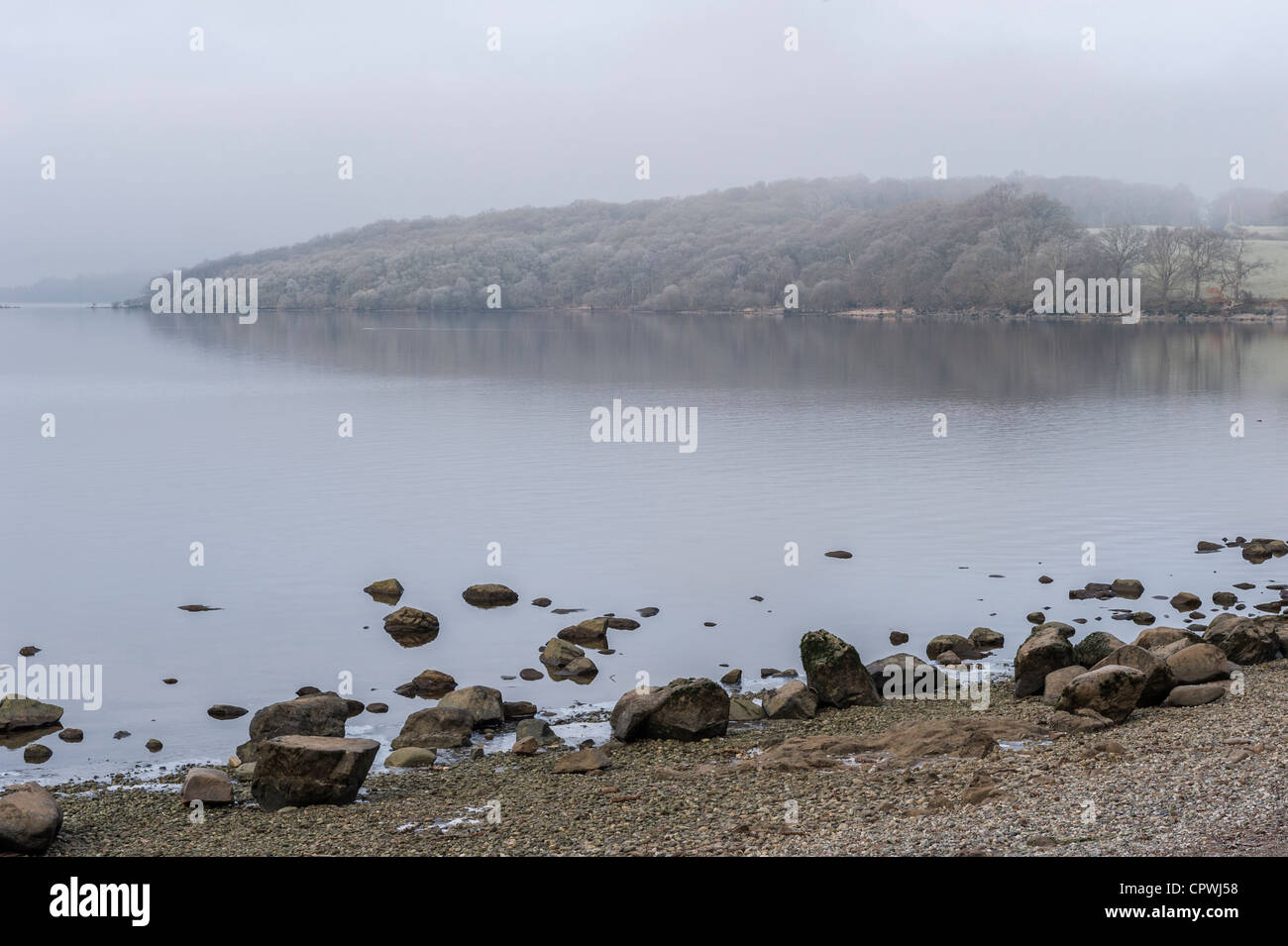 Loch Lomond in winter, Scotland, UK Stock Photo
