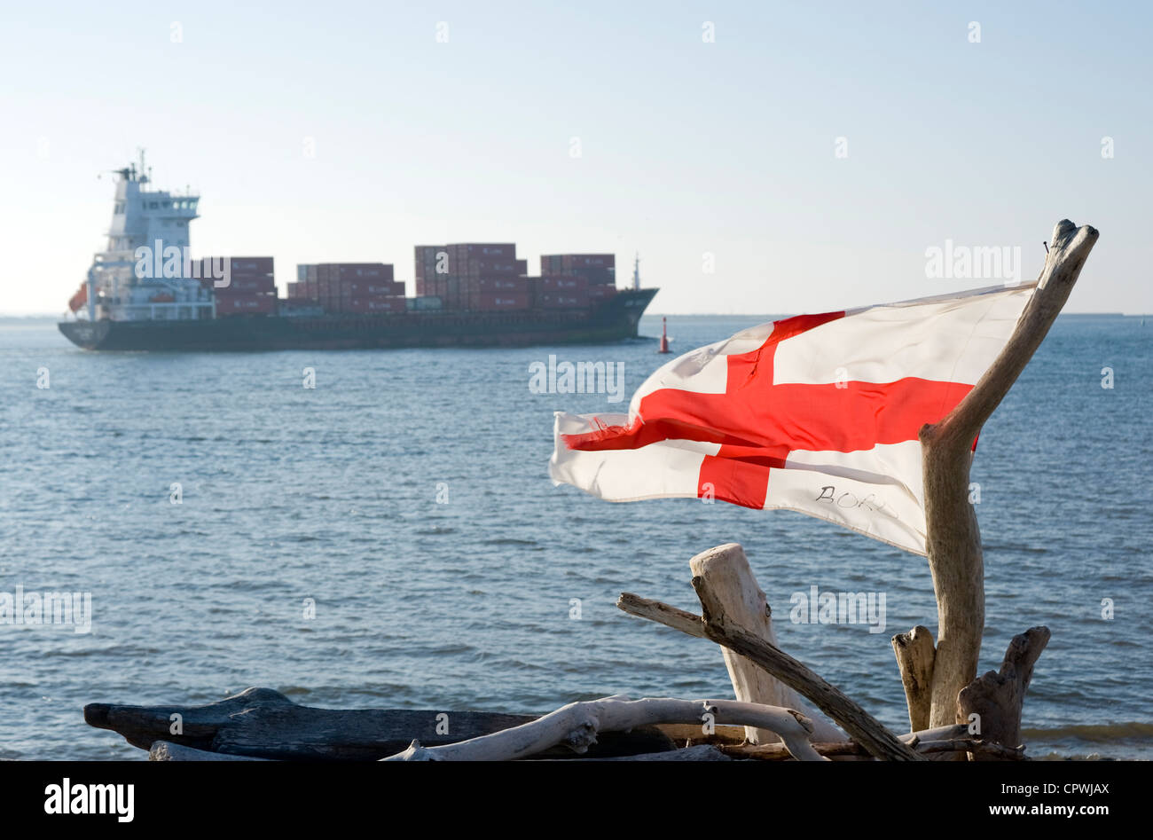 Container Ship Flag High Resolution Stock Photography and Images - Alamy