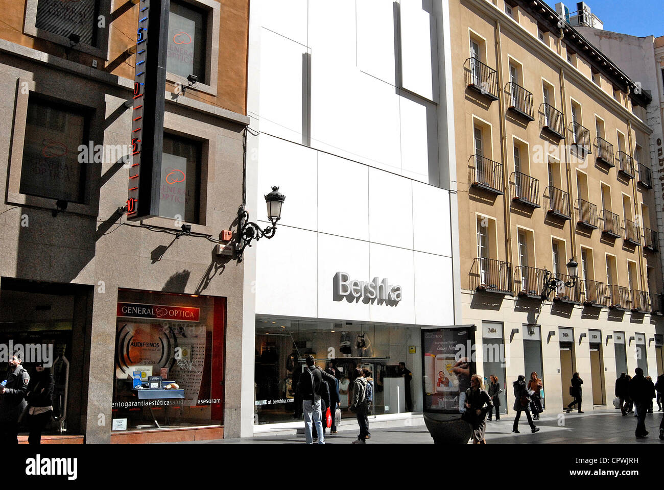 Bershka boutique, Madrid, Spain Stock Photo - Alamy