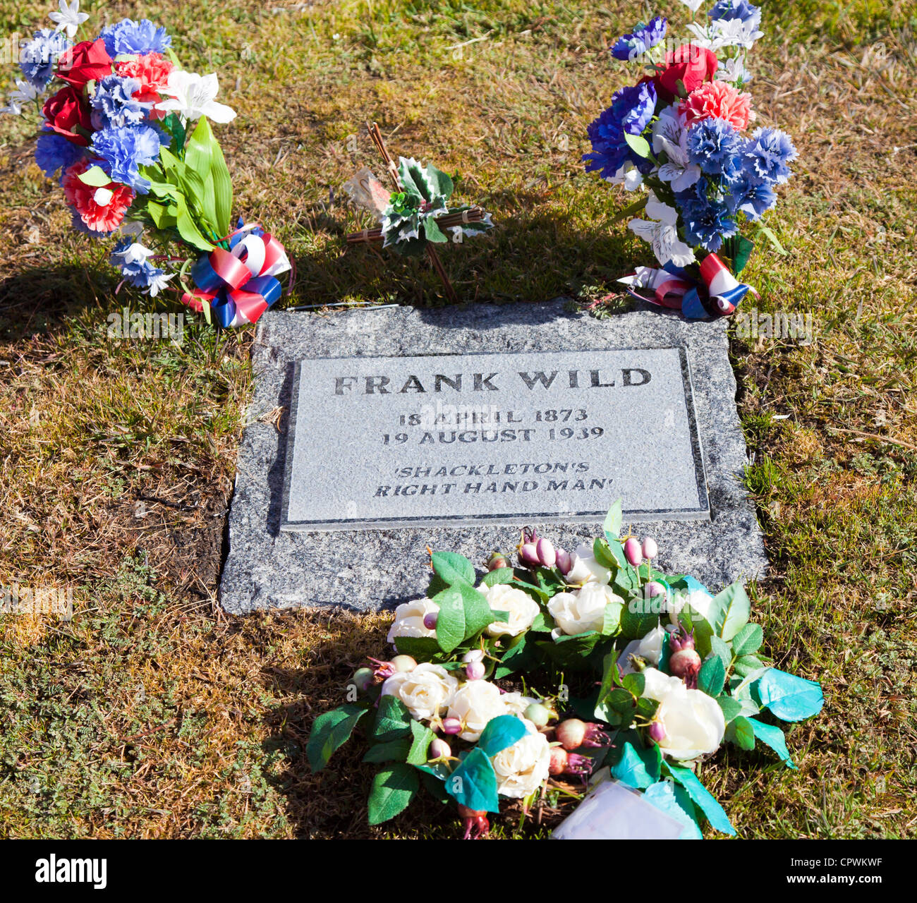 The grave of Ernest Shackleton's "right hand man", Frank